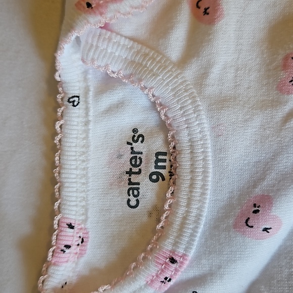 Infant Girl's Lot of 4 Carter's Body Suits 9 Months T12 - Picture 6 of 13